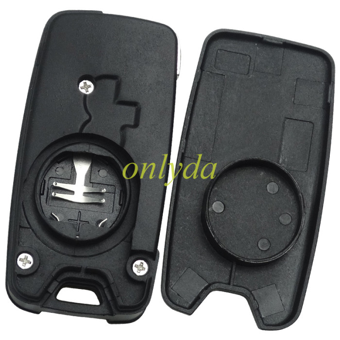 For Chrysler Jeep 4 button flip remote key blank