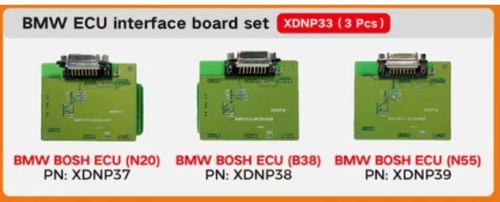 Xhorse XDNP33 Set Papan Antarmuka ECU Adaptor Pemrogram Kunci Otomatis untuk BMW N20 B38 N55 untuk Pembaca Kode & Alat Pemindai Xhorse