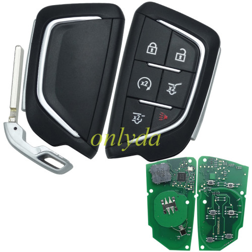 For 2021-2022 Cadillac Escalade / 6-Button Smart Key / PN: 13538864 / YG0G20TB1 /433 Mhz