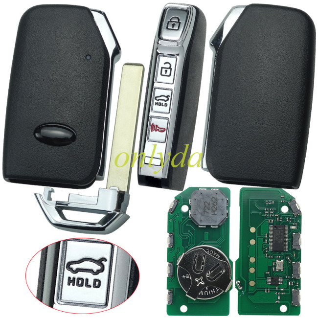For Kia Stinger GT 2018-2020 4-Button Smart Key w/ Trunk/ 433MHz /95440-J5200
