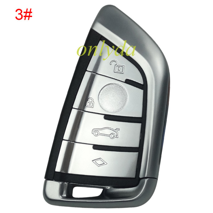 For BMW  X5 keyless 3 button remote key with PCF7953P chip-315mhz/434mhz/868mhz   FSK                5AF 011926-11 BMW 9337242-01