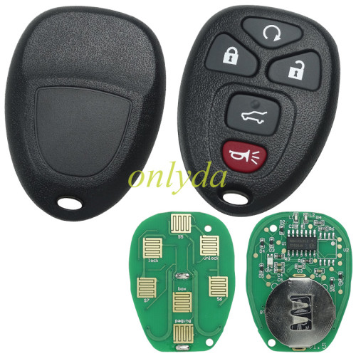 For GM 4+1 Button remote key  with FCCID OUC60270-433mhz (GM # 15913421 , 15913420 ,  20869057 15857840 5913427)