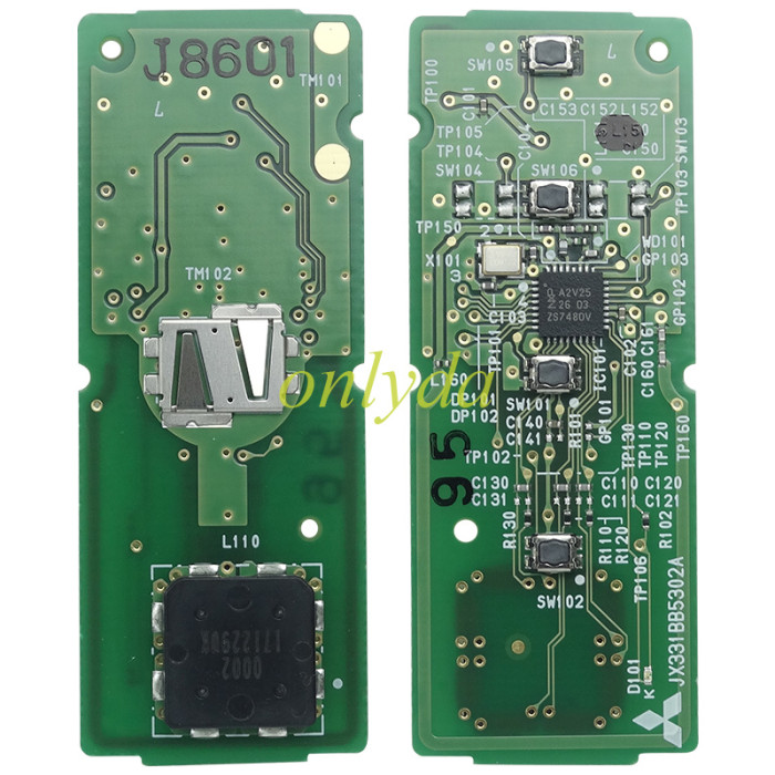 Original 2018+ Mazda 4 button keyless Smart remote key with 434mhz with HITAG pro ID49 chip  for  Axela Atenza CX4 CX5 Model: SKE13E-02
