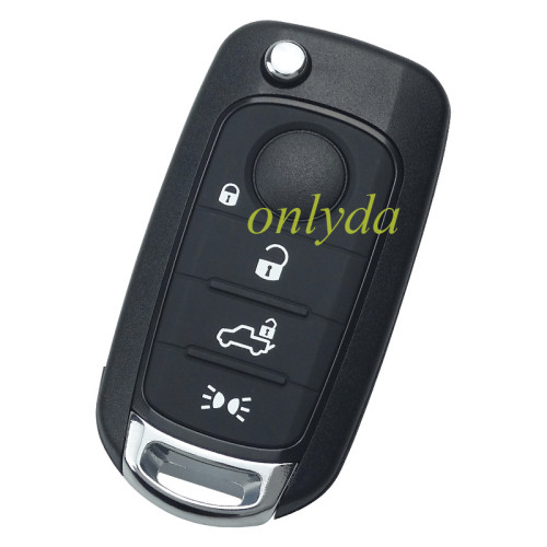 For 4 button flip remote key blank with SIP22 without logo