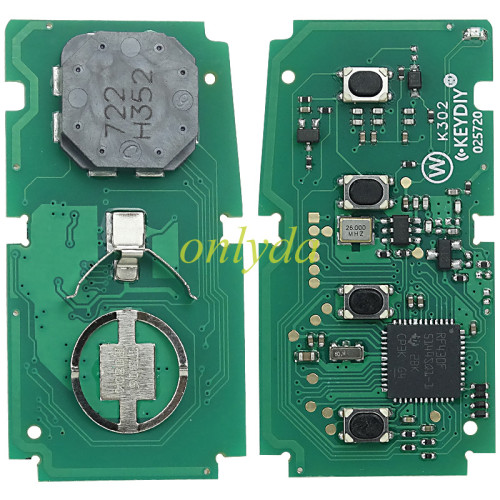 KEYDIY TB06-2+1 TB06-3 TB06-4 KD Smart Key Universal Remote Control With 8A/Toyota H chip ,please choose the key shell