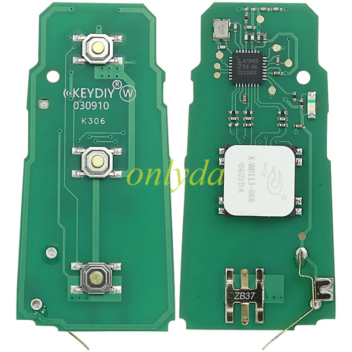 KEYDIY Remote key 3button ZB37 smart key for KDX2 and KD MAX