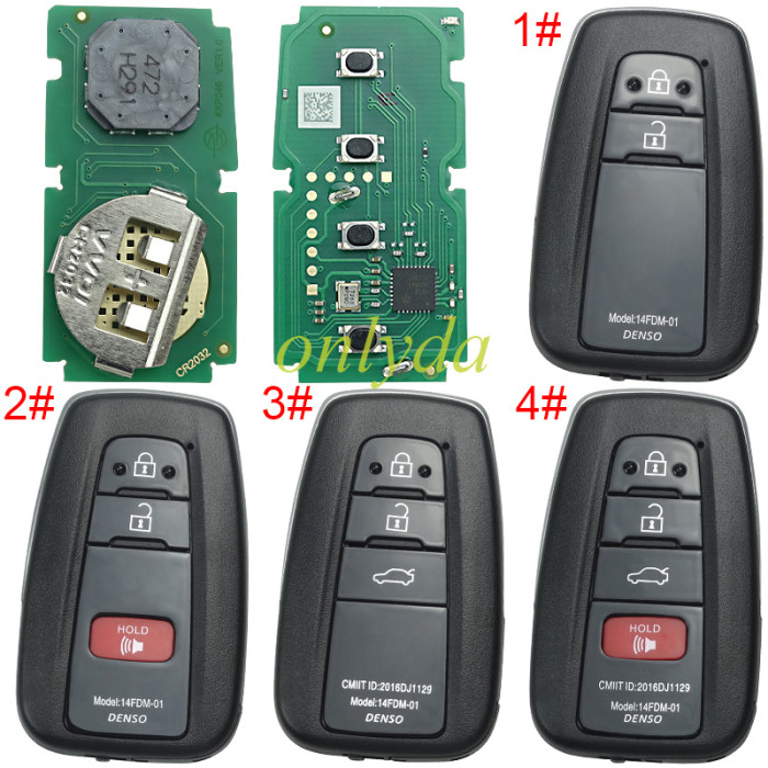Xhorse XSTO01EN Toyota XM38 Smart Key 4D 8A 4A All in One with Key