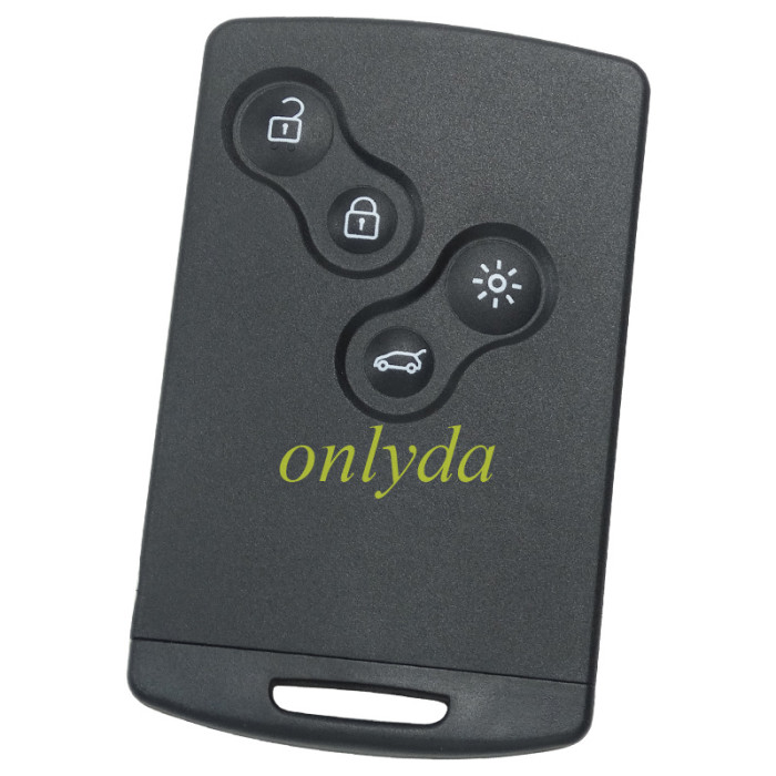 For Renault Koleos keyless Remote key bee 2013 year with 7952 chip   This card key is new and never programmed. The chip inside is a HITAG PRO EXTENDED 7952 It fits on 4th generation of CLIO. RENAULT Laguna  RENAULT Koleos