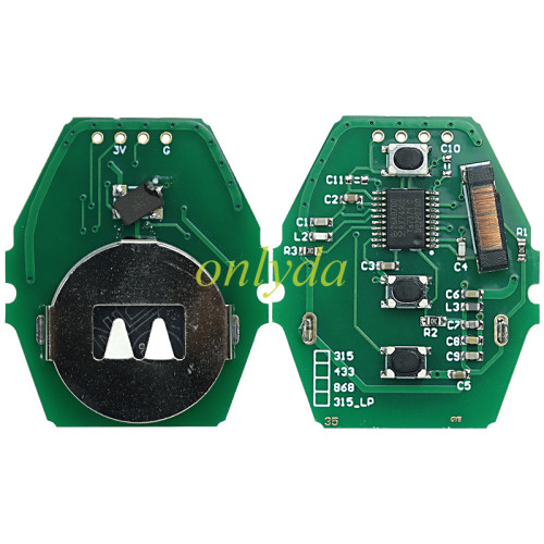 For BMW 5 Series CAS2 systerm remote3 button 315mhz/ 315-LPmhz/ 434MHZ /868mhz electric 46 chip(please choose the frequency)