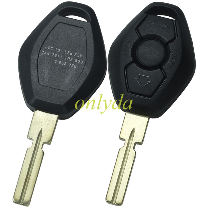 For BMW 5 Series CAS2 systerm remote 3 button with 315/315-LPmhz/433MHZ/868mhz  electric 46 PCF7942(HITAG2) chip  which frequency you choose?