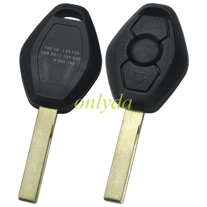 For BMW 5 Series CAS2 systerm remote 3 button with 315/315-LPmhz/433MHZ/868mhz with electric 46 PCF7945/7935(HITAG2) chip  which frequency you choose?