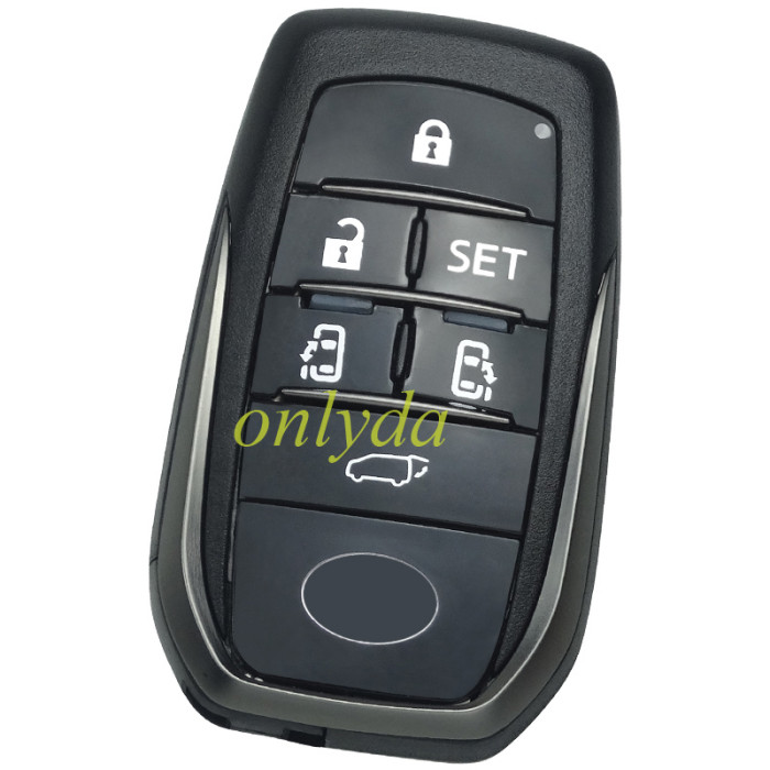 For Toyota 6 button remote key blank  with TOY12 blade