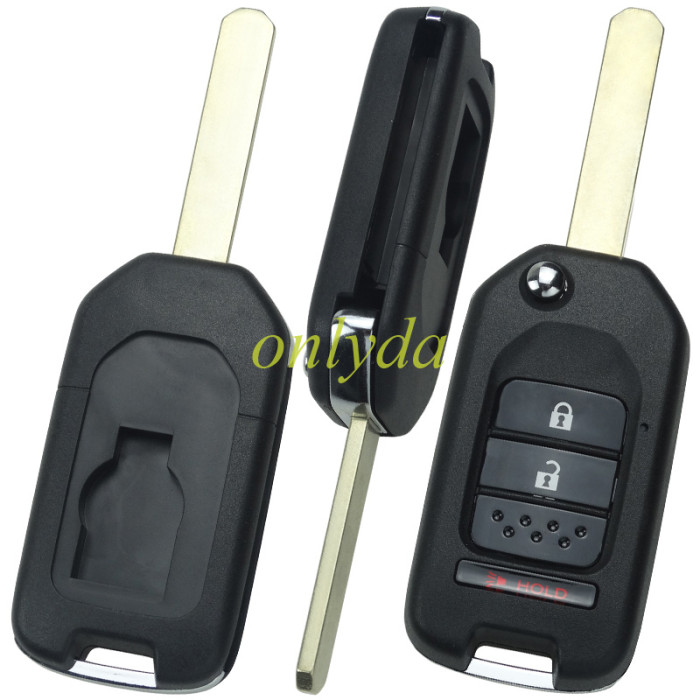For Honda 2+1 button remote key shell