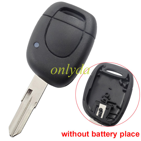 For  Renault Remote Shell with 1 button with vac 102 blade (without battery place part inside )