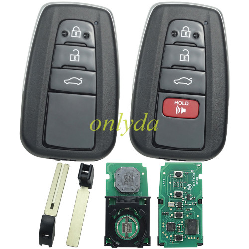 KEYDIY TDB36-3 TDB36-4 KD Smart Key Universal Remote Control With Toyota 4D chip ,please choose the key shell