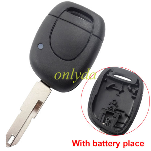 For  Renault Remote Shell with 1 button with 206 blade(With battery place part inside)