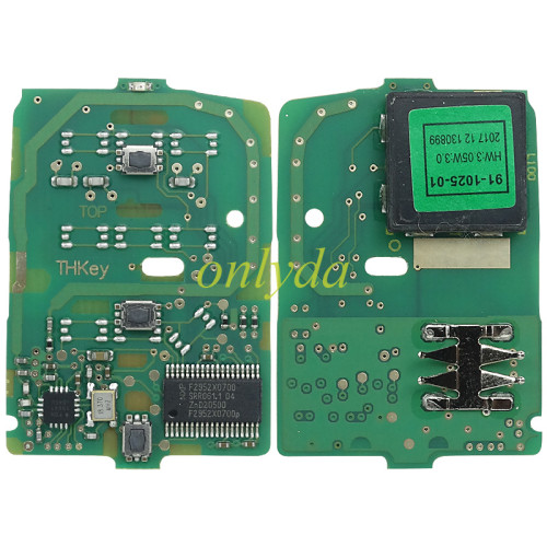 HR-V Fit 2+1 button Remote Control key 47 Chip 313.8MHz  FCC ID:KR5V1X A2C80084900