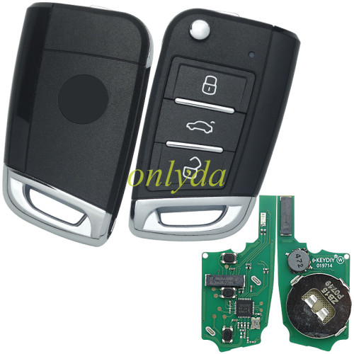 KEYDIY Remote key 3 button ZB15-3 smart key for KD-X2 and KD MAX