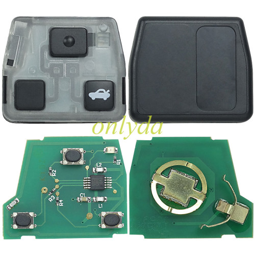 For Toyota  3 button remote with FCCID HYQ12BBT with314.3mhz