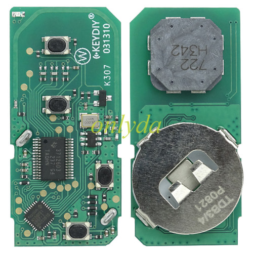 KEYDIY TDB04-3 TDB04-4 KD Smart Key Universal Remote Control With Toyota 4D chip ,please choose the key shell