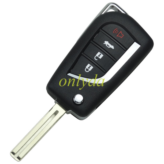 3+1 button flip remote key blank with Toy48 blade
