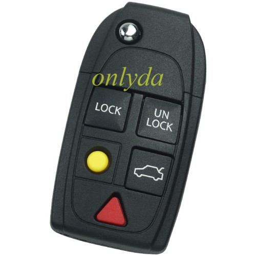 aftermarket Volvo flip Remote key for XC70  XC90  V70 S60 S80 315 MHZ with ID48 CHIP  FCC ID:LQNP2T-APU