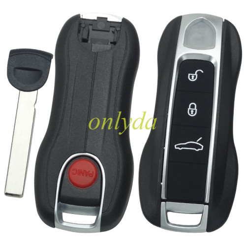 For 3 button remote key blank with emmergency key blade