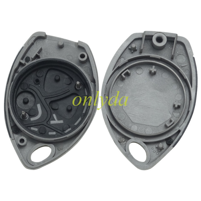 For Toyota 3 button remote key blank without blade, back shape is Toyota Lo shape