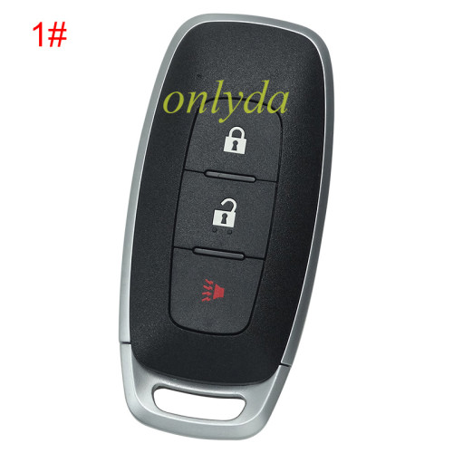 For Nissan 3 button remote key blank,without badge ,pls choose button