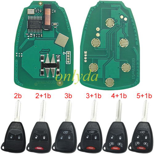 For Chrysler remote key  46 Chip  OHT692427AA 433.92Mhz