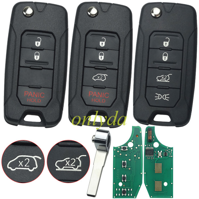For Chrysler 2,3,4,2+1,3+1 button remote 315mhz OHT692427AA