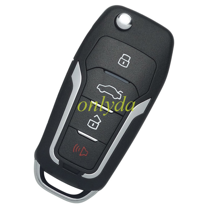 For Xhorse VVDI Key Tool VVDI2 Flip Remote Key 3+1 Buttons d Type  XNFO01EN