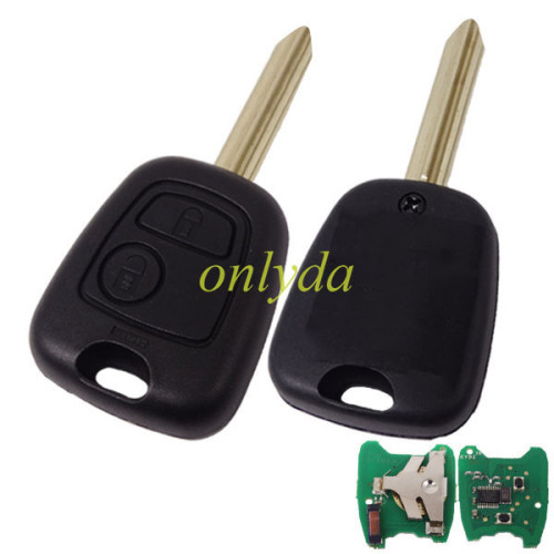 For  Peugeot SX9 blade  2 button remote key PCF7961 46 chip