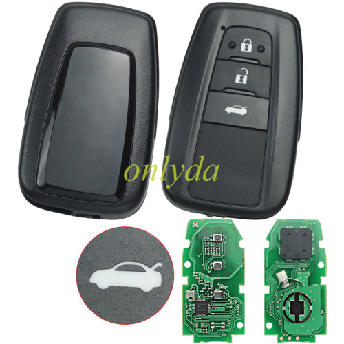 original for Toyota CH-R 3 button remote with Toyota 434mhz AES 4A chip  231451-2000 Hybrid version