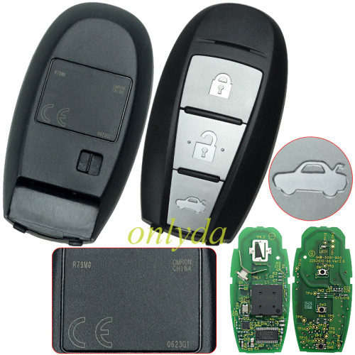 Original Suzuki 3 Button ALIVIO Ciaz 2015+ 47chip  37172-M79M00 FCC ID 2013DJ1474-R79M0  433MHz，  CODE : R79M0