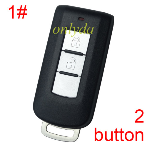 For Mitsubishi 2/2+1/3/3+1 button remote key shell  (please choose logo and button )