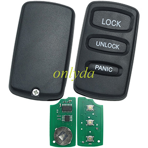 For Mitsubishi  3 button remote key with 314MHZ FCC ID:HYQ12ABA