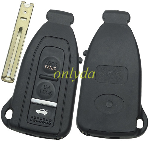 For 3 Button remote key blank with blade