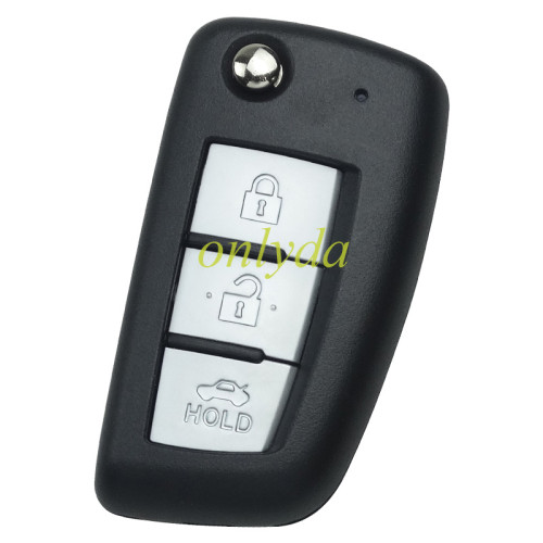 For nissan 3 button remote key blank without badge