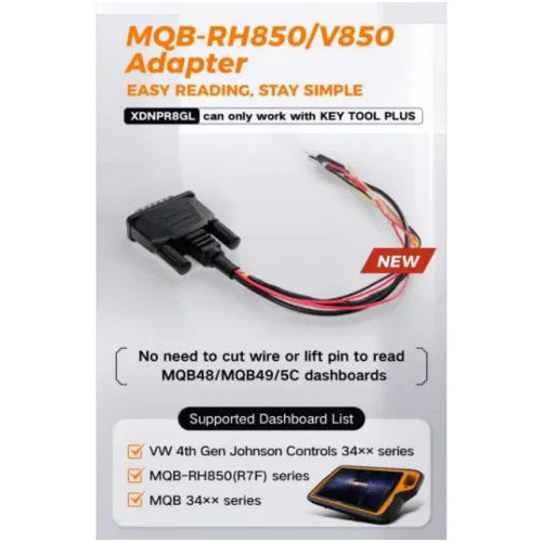 MQB-RH850 / V850 Adapter XDNPR8GL can only work with key tool plus