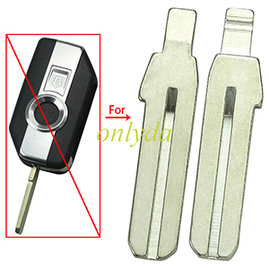 For BMW motorcycle 1 button flip remote key blank only blade