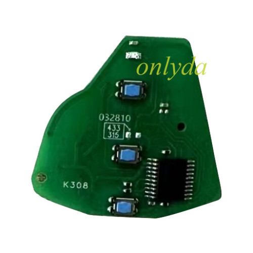 For Porsche remote 911 918 key with315 or 434mhz ASK with ID46 chip,you can choose 2 button or 3 button.