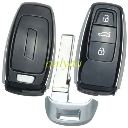 Modified for  Audi A4. A4L .A6.A6L .Q7.TT 3 button  Remote key Blank