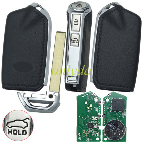 Original Kia 3 button remote key with 433.92mhz with 47 chip  button on the side  CK:J6500
