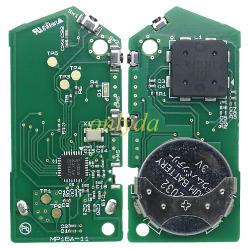 Original Kia 4 button remote key with 433.92mhz with 47 chip  button on the side  CK:J6500