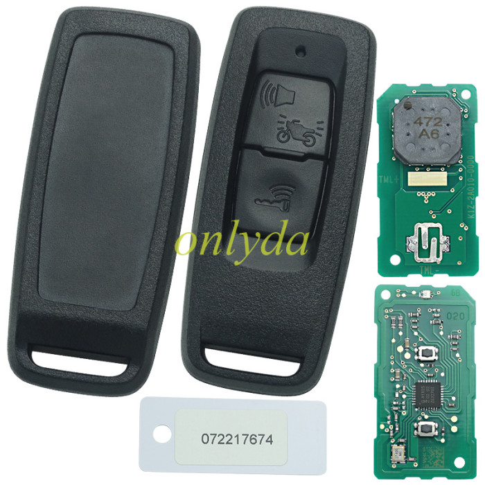 Honda motor 2 button  smart remote FSK with 433.92mhz , with 47chip  Used for 2022 Honda ADV motorcycle model 1 K2C=K2S=K2T，  model 2, K2V,  Modle 3,K1Z， pls choose model
