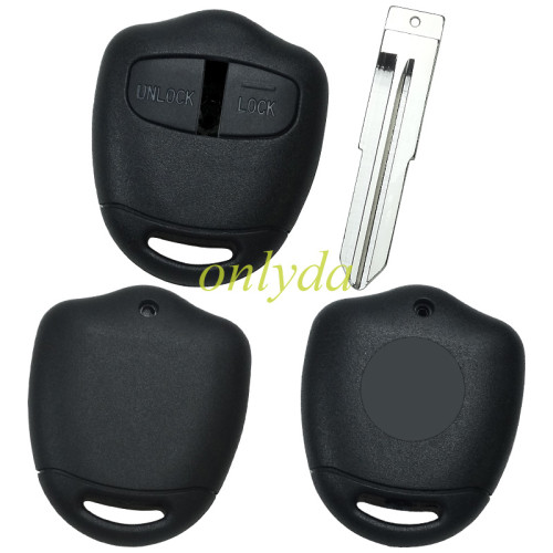 For Mitsubish 2 button remote key blank with right blade