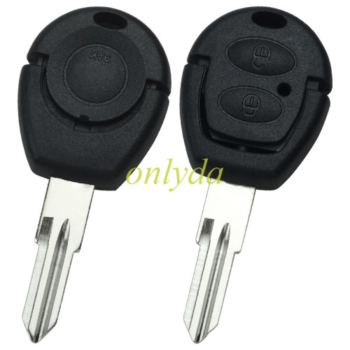 For Chery transponder key blank with  blade with badge