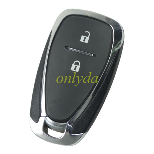 For Chevrolet 2  button remote key blank with cross badge