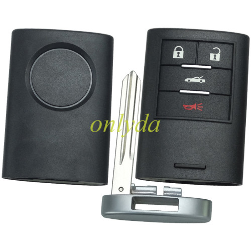 For Cadillac 4 button  remote key blank with blade